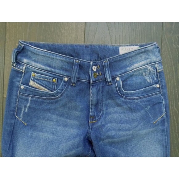 Womens Diesel RONHAR Bootcut Fit Blue Stretch Denim Jeans Size 27 - Picture 5 of 5